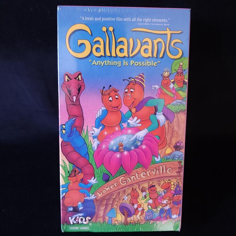 Rare Vintage Gallavants Anything Is Possible Film New Sealed VHS Video 1984
